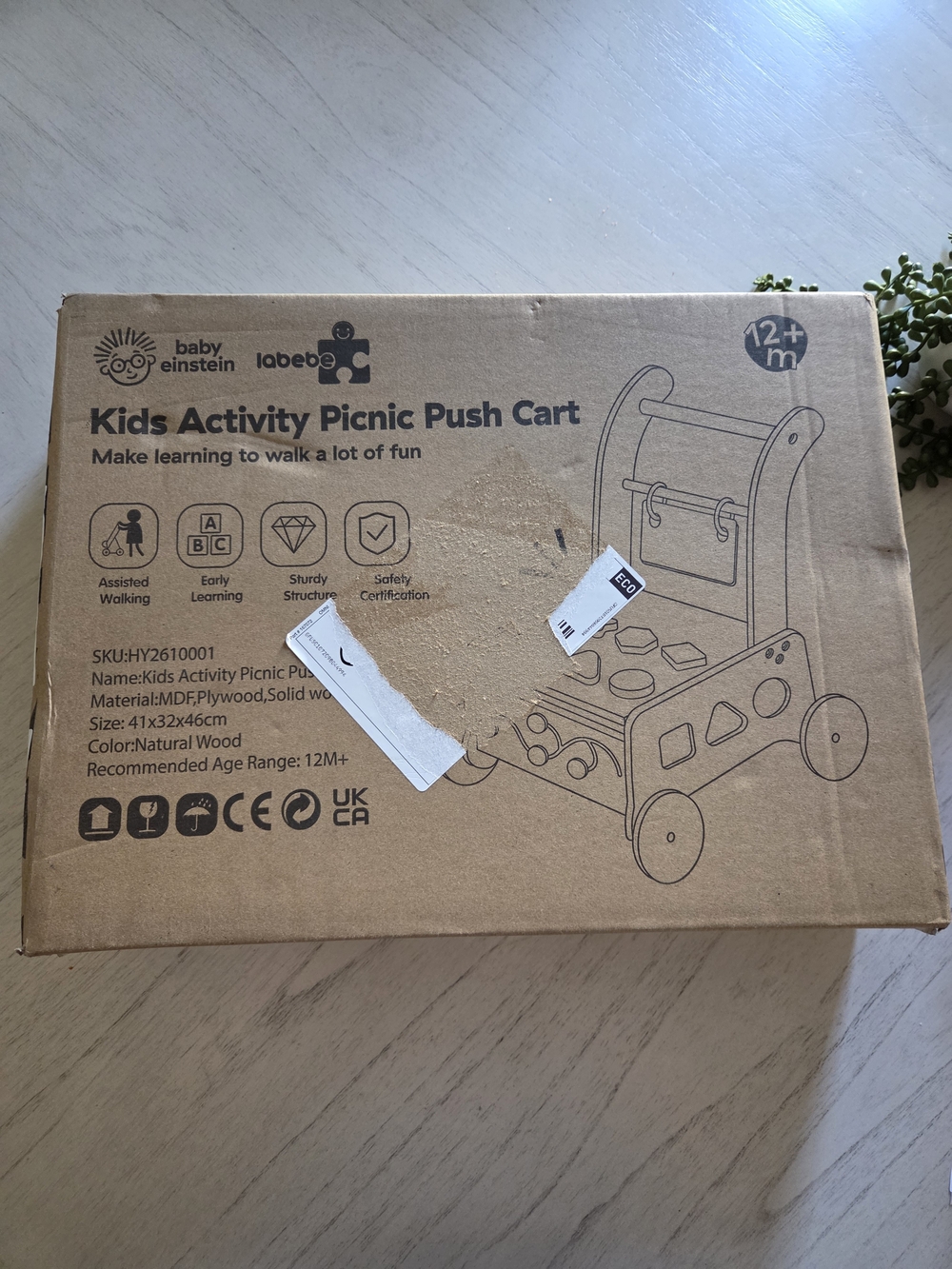 Baby Einstein x labebe Discover & Grow Wooden Activity Walker